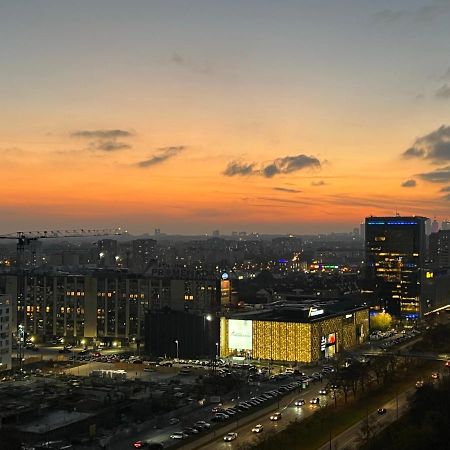 Apartament Skyscrapper Z Widokiem Na Panorame Warszawy Varsó Kültér fotó