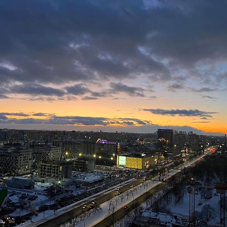 Apartament Skyscrapper Z Widokiem Na Panorame Warszawy Varsó Kültér fotó
