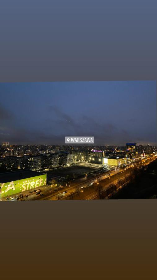Apartament Skyscrapper Z Widokiem Na Panorame Warszawy Varsó Kültér fotó