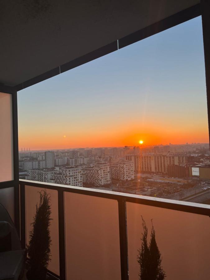 Apartament Skyscrapper Z Widokiem Na Panorame Warszawy Varsó Kültér fotó